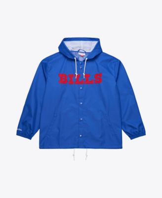 Men's Royal Buffalo Bills Coaches Full-Snap Hooded Windbreaker Jacket