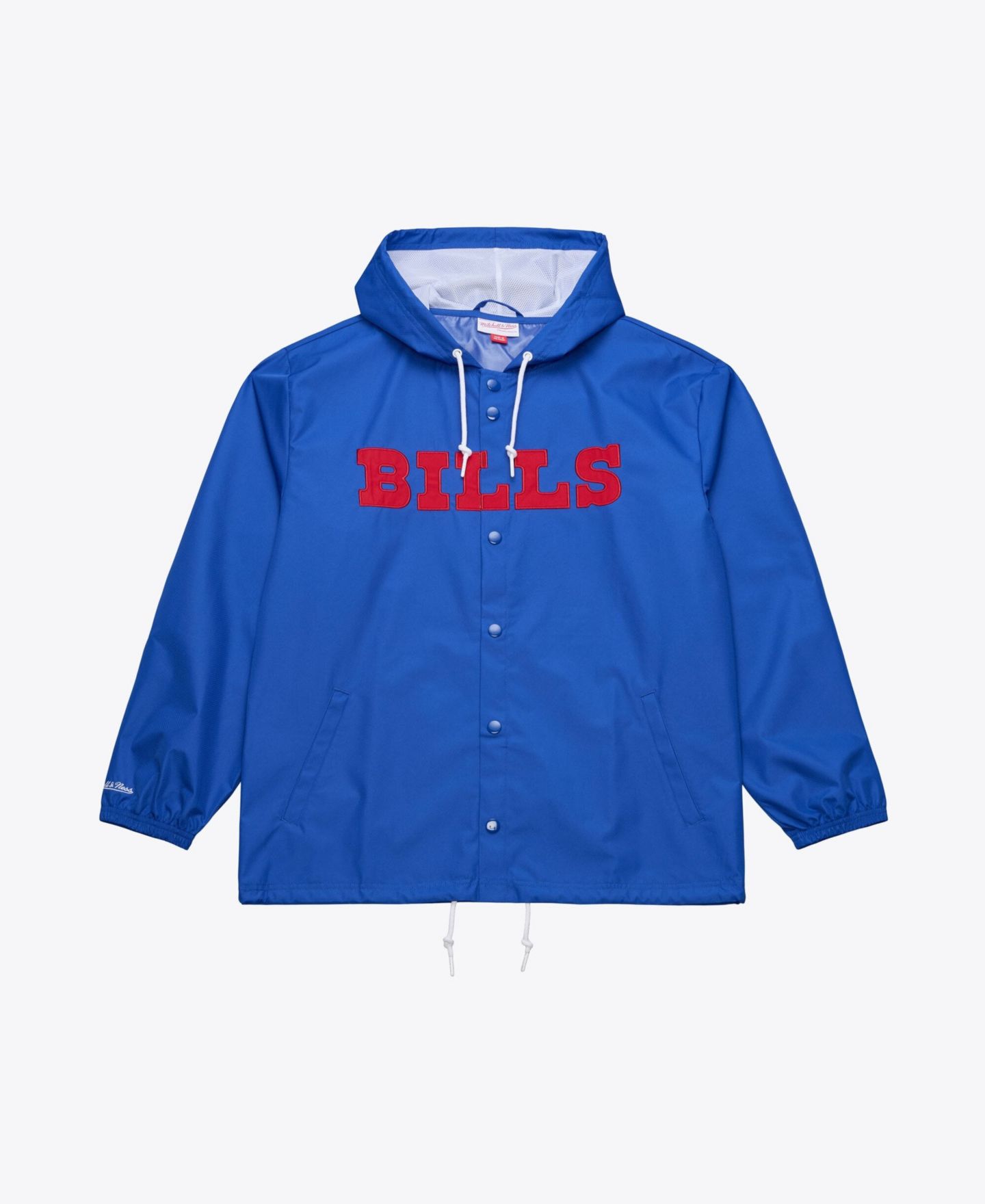 Мужская куртка Mitchell & Ness Royal Buffalo Bills Coaches Full-Snap Hooded Windbreaker — фото 1