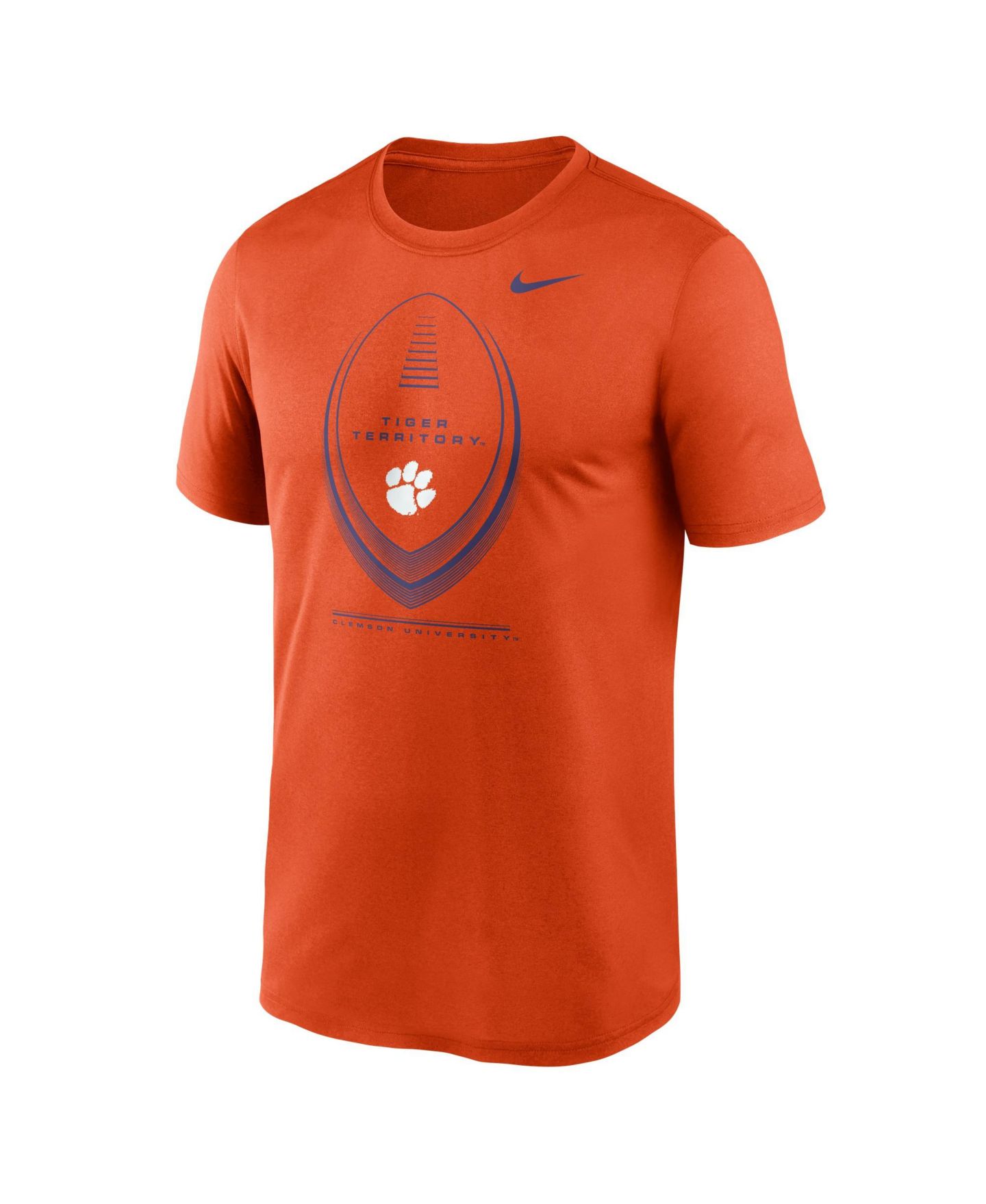 Мужская футболка Nike Orange Clemson Tigers Primetime Legend Football Icon Dri-FIT — фото 3