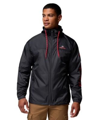 Men's Black Georgia Bulldogs Flash Challenger II Full-Zip Hooded Windbreaker