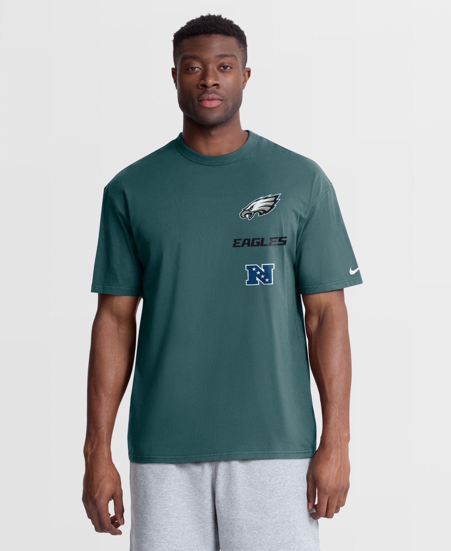 Мужская футболка Nike Midnight Green Philadelphia Eagles The Forward Heavyweight Max90 — фото 1