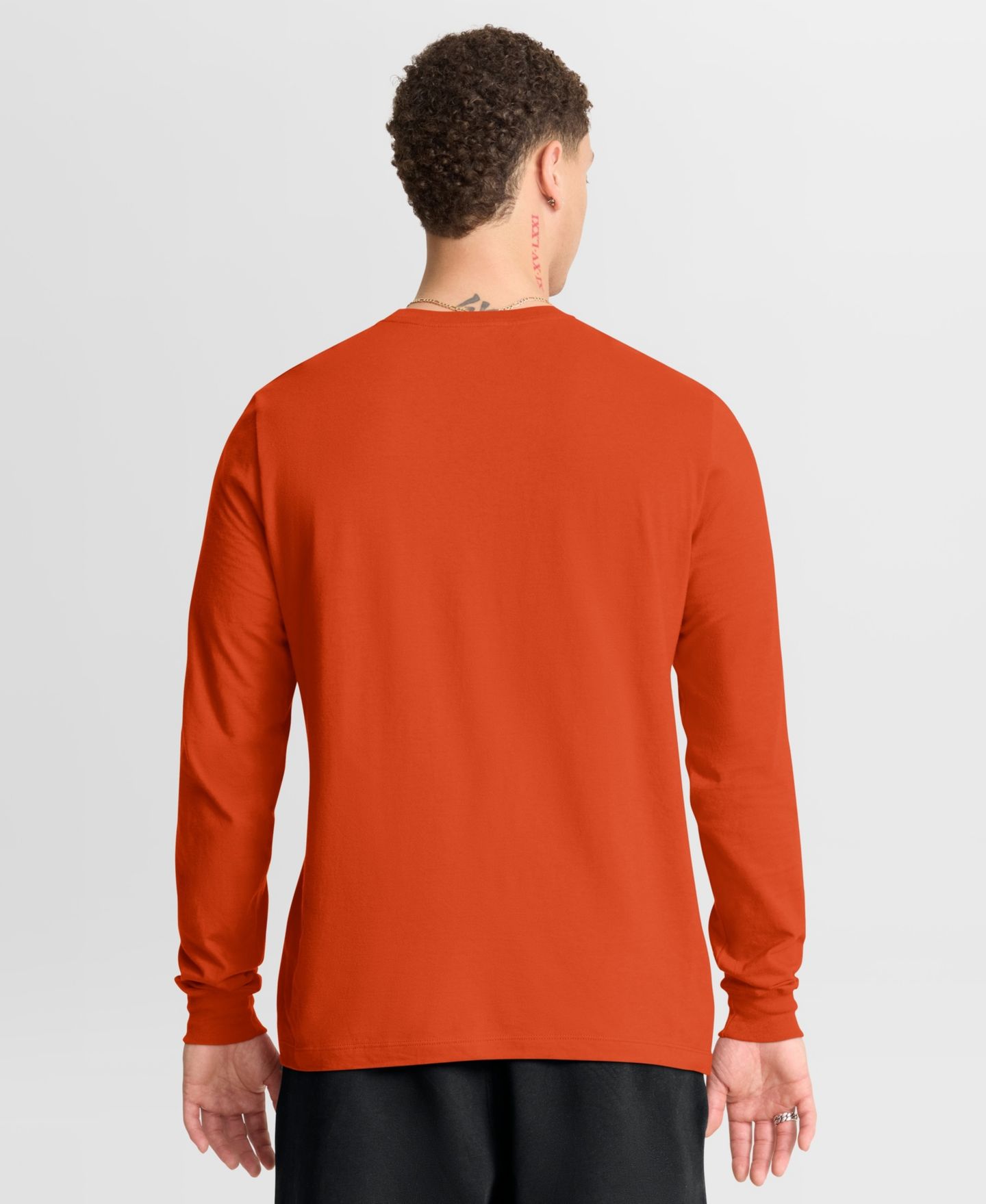 Мужская футболка Nike Orange Cincinnati Bengals Always Prepared Essential Cotton Long-Sleeve — фото 3