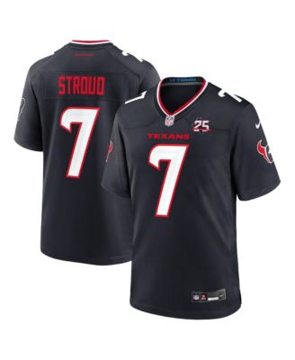 Men's C.J. Stroud Navy Houston Texans Team 25th Season Game Jersey