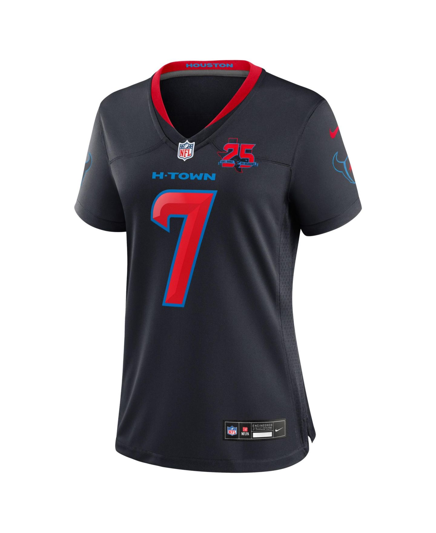 Женский топ Nike C.J. Stroud Navy Houston Texans Alternate 2 25th Season Game Jersey — фото 2