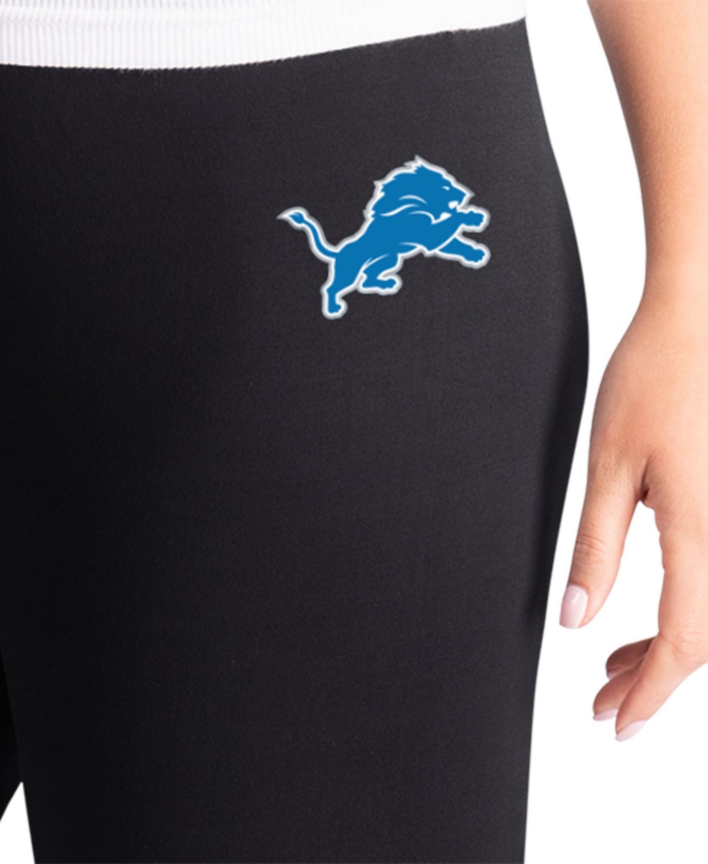 Женские леггинсы G-III 4Her by Carl Banks Black Detroit Lions Pregame — фото 3