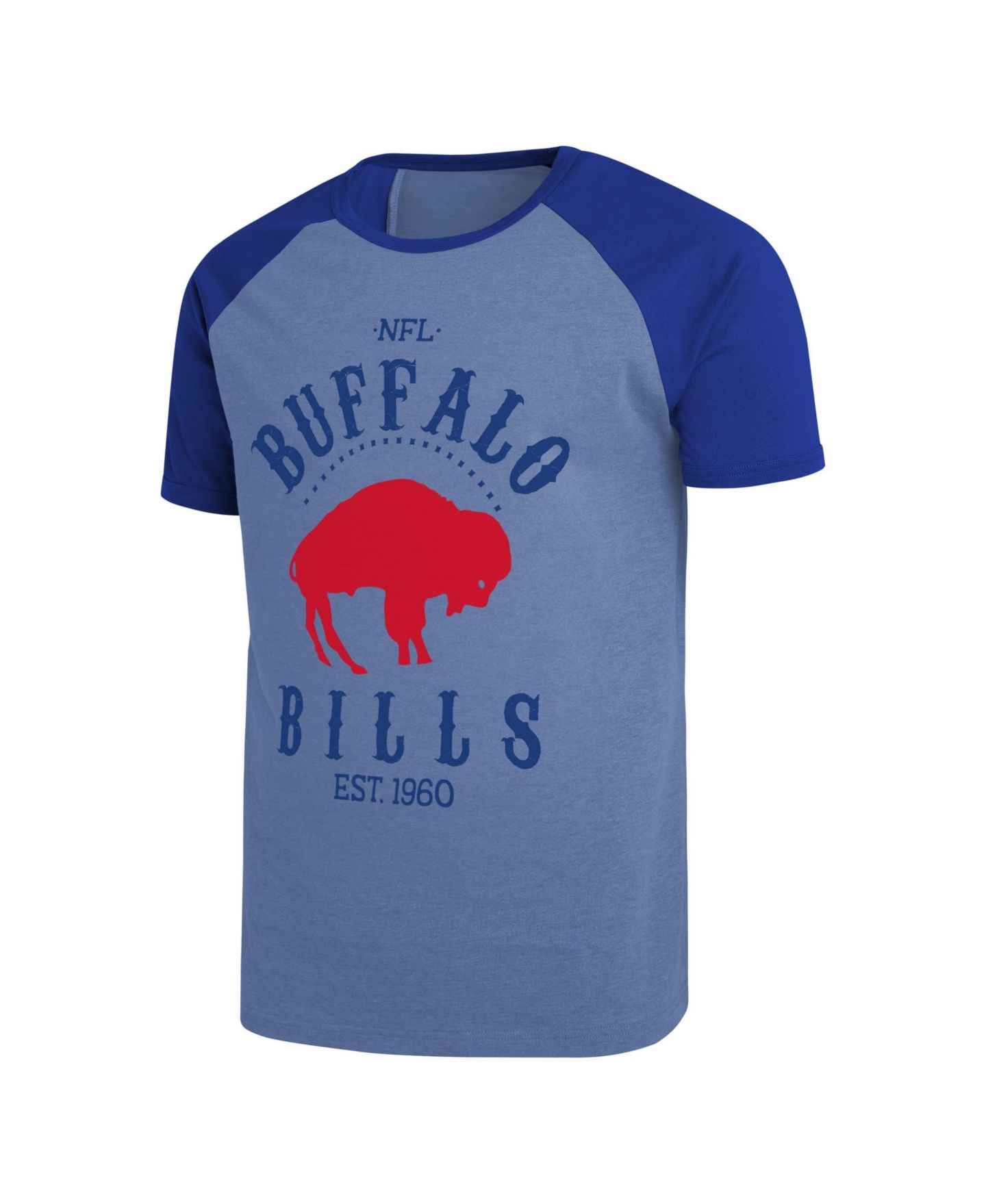Мужская футболка Darius Rucker Collection By Fanatics Royal Buffalo Bills Raglan — фото 3