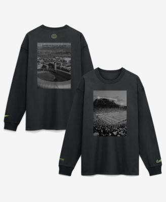 Men's Black Oregon Ducks Origin of Speed Max90 Long-Sleeve T-Shirt