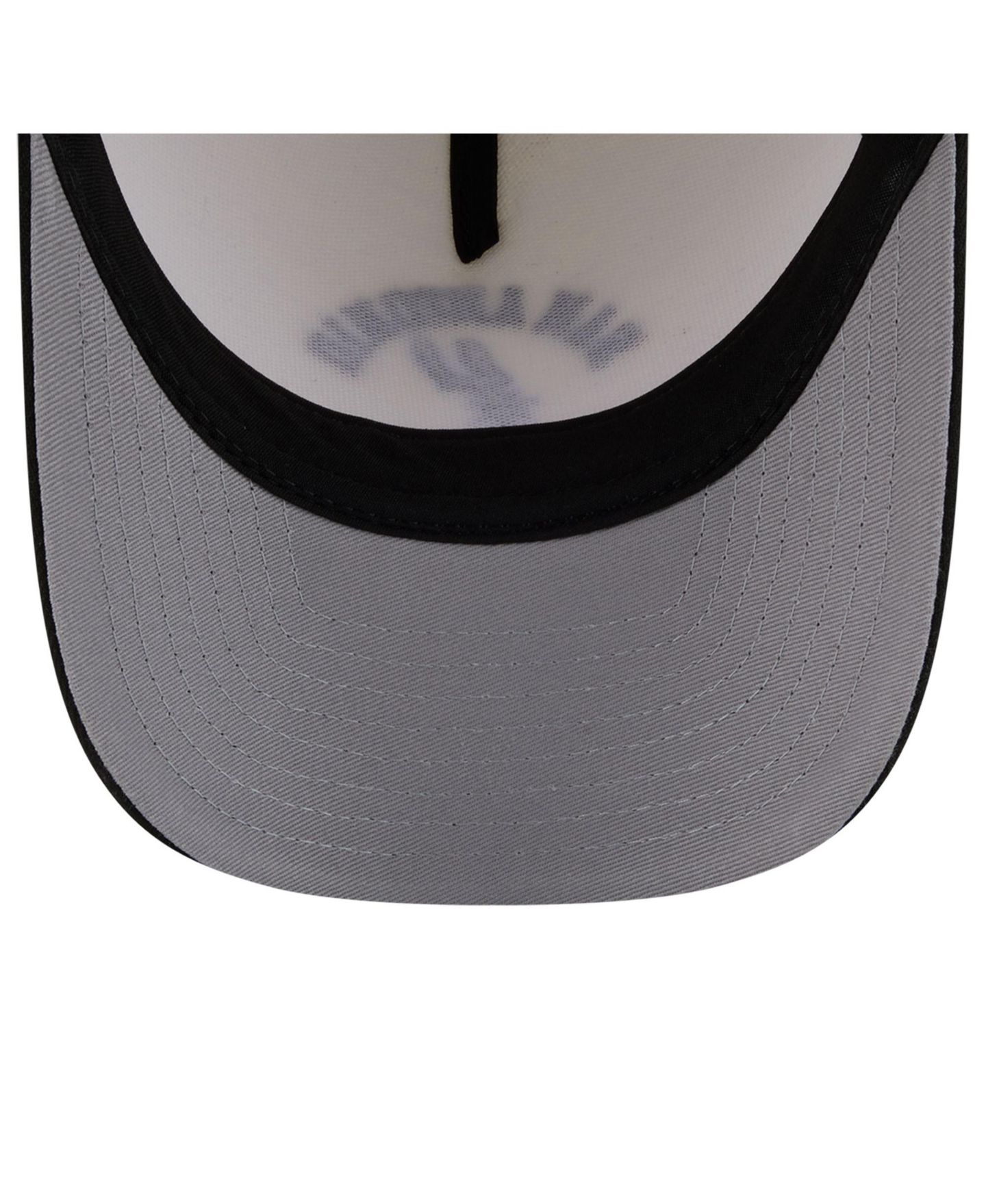 Мужская кепка New Era White/Black San Antonio Spurs Arch 9FORTY A-Frame M-Crown Adjustable Hat — фото 5