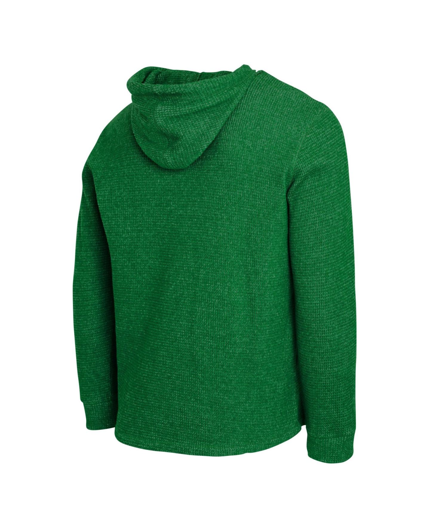 Мужская футболка Darius Rucker Collection By Fanatics Kelly Green Philadelphia Eagles Waffle Knit Hooded Tri-Blend Long-Sleeve — фото 4