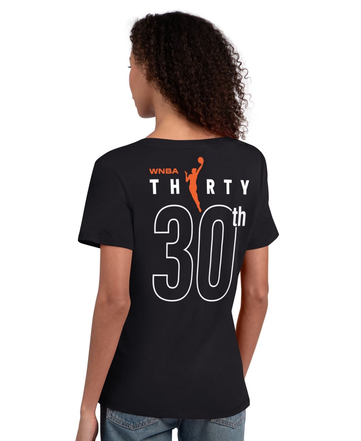 Женская футболка Starter Black Las Vegas Aces WNBA 30th Anniversary Scoop Neck — фото 2