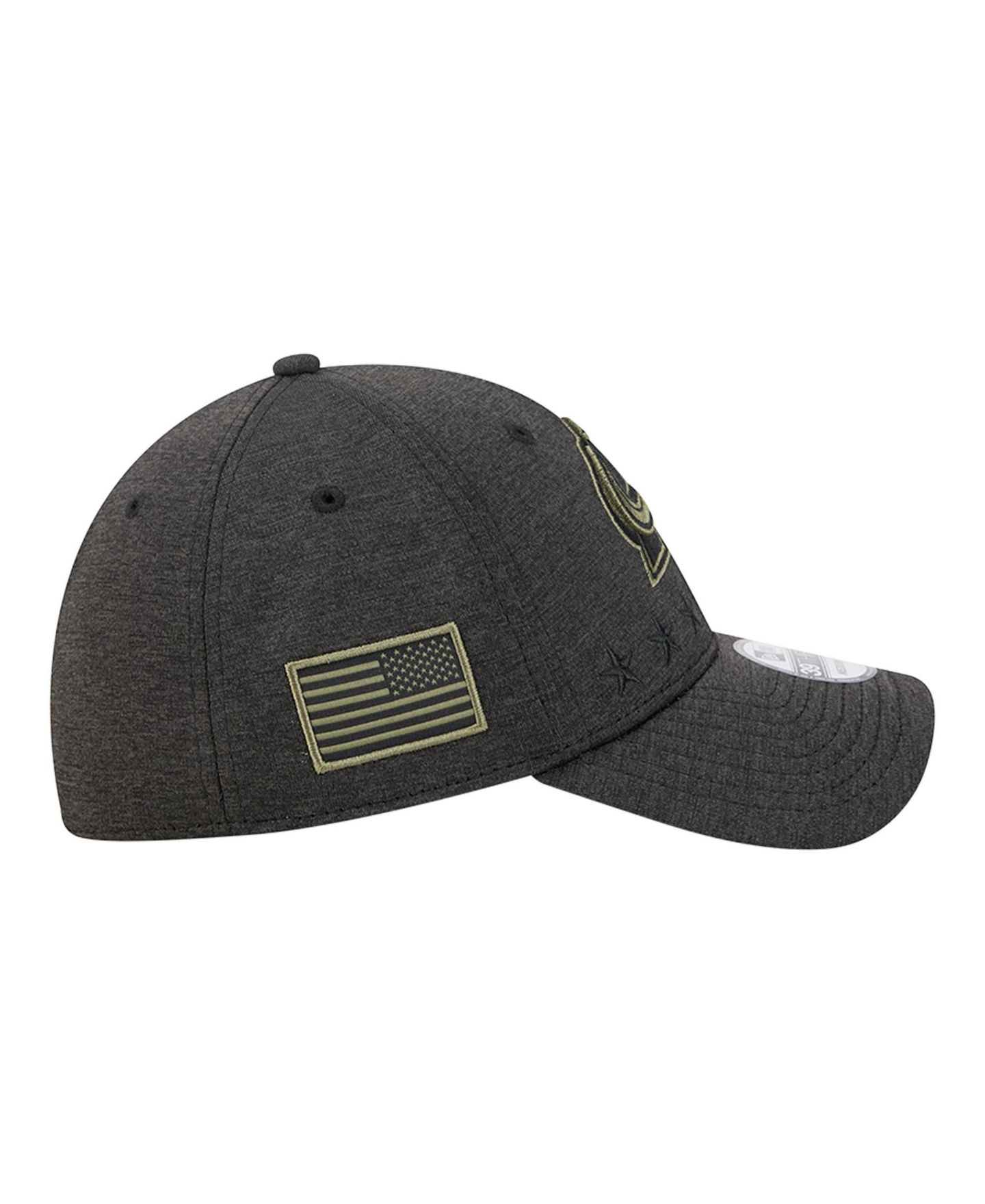 Мужской головной убор New Era Black Colorado Avalanche Stealth Mode Flex 39Thirty Stretch Hat — фото 6