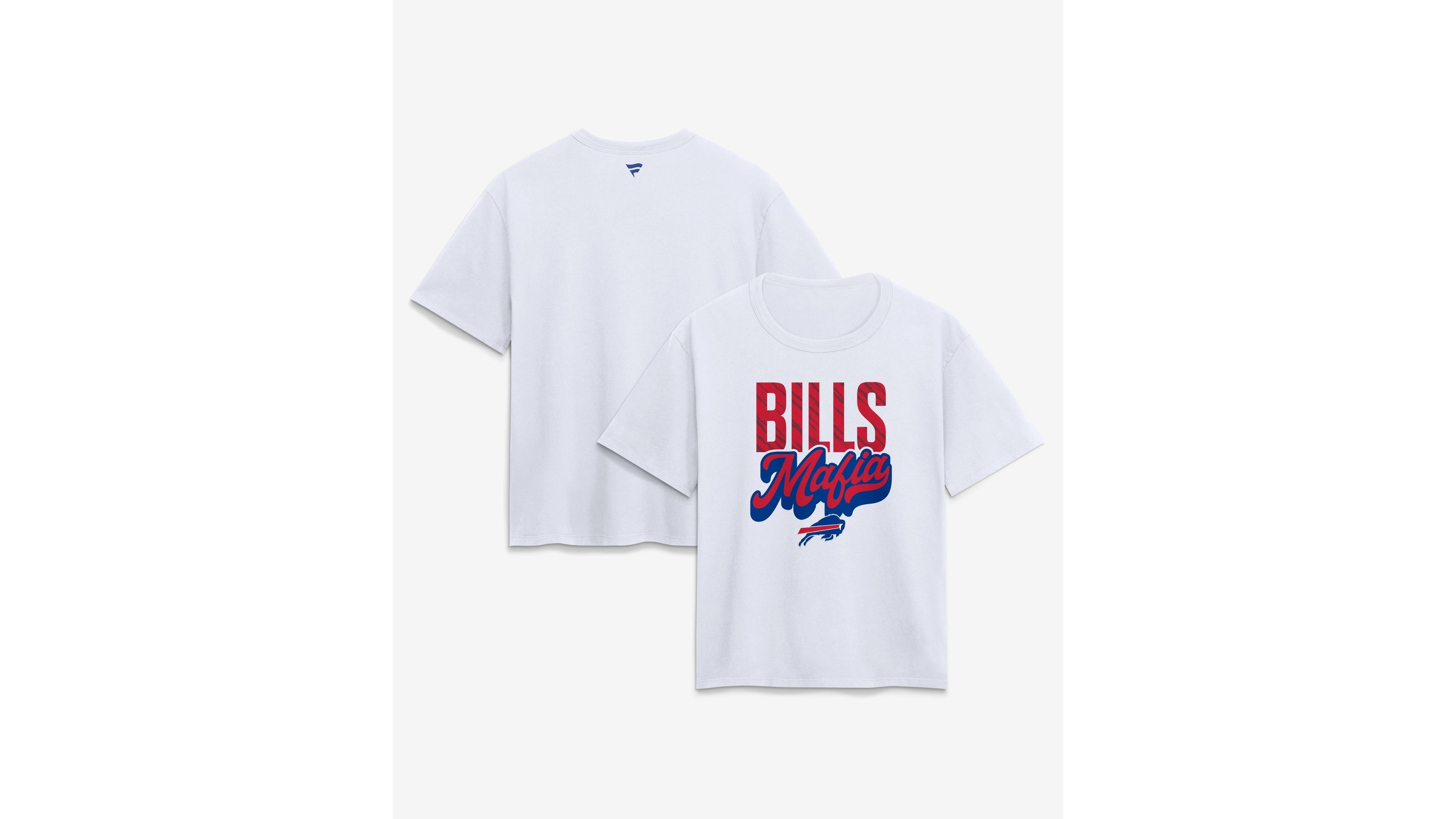 Fanatics Women's White Buffalo Bills Mafia T-Shirt