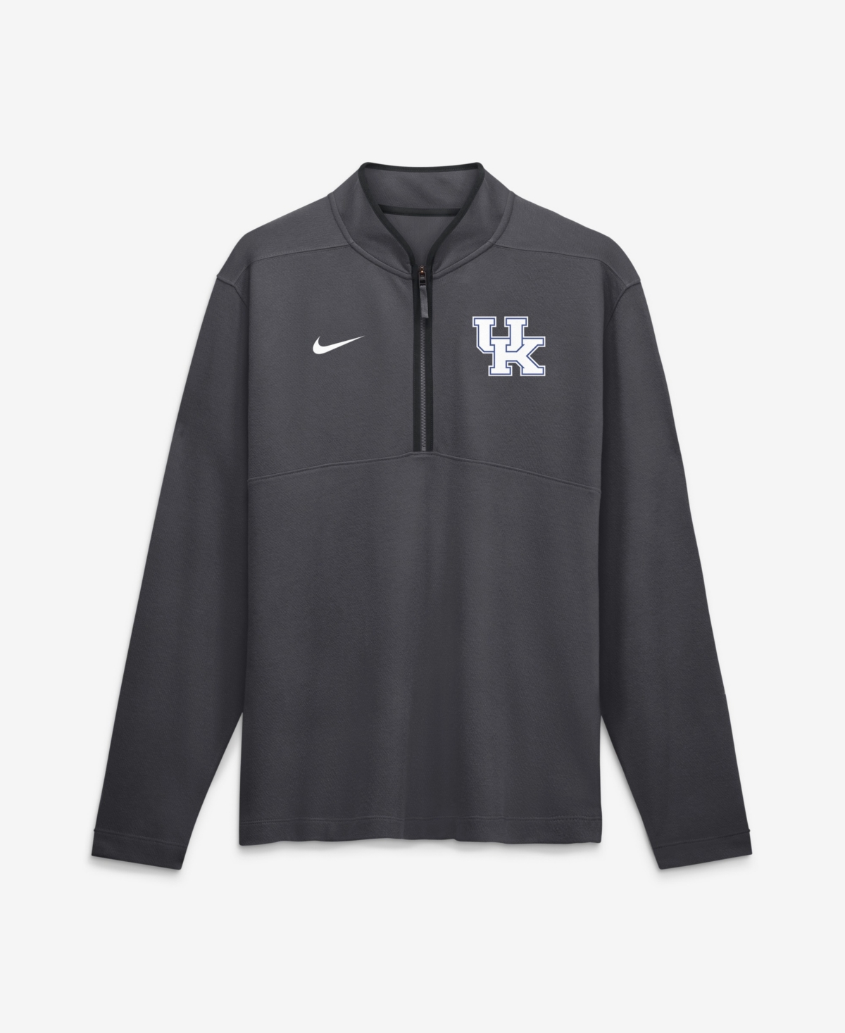 Nike Men's Anthracite Kentucky Wildcats Dri-fit Victory Half-Zip Pullover - Anthracite