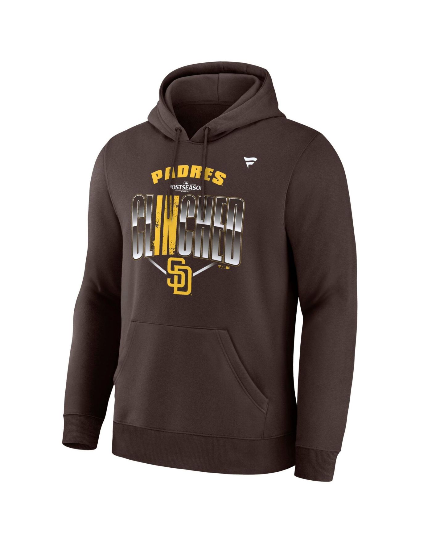 Мужское худи Fanatics Brown San Diego Padres 2026 MLB Postseason — фото 3