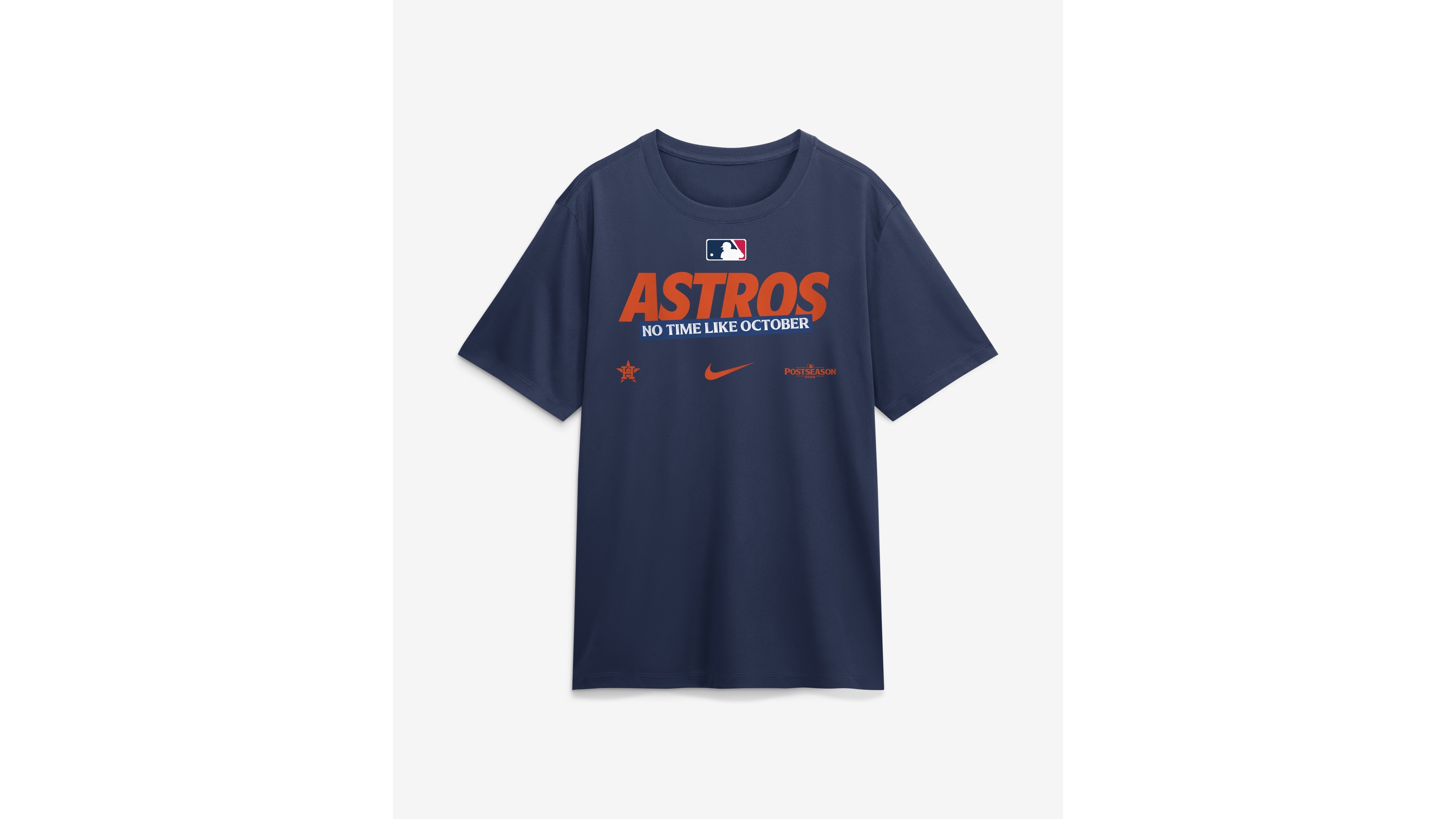 Nike Men's Navy Houston Astros 2026 Mlb Postseason Authentic Collection Legend Dri-fit T-Shirt