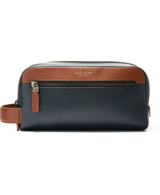 Men's Damon Leather Side-Handle Dopp Kit
