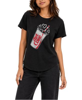 Women's Heart Bubbles Graphic Relaxed-Fit T-Shirt