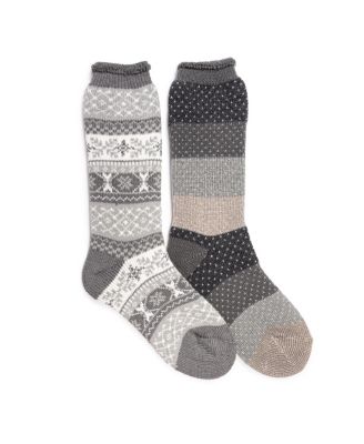 Women's Ribbed-Cuff Boot Socks, 2-Pack
