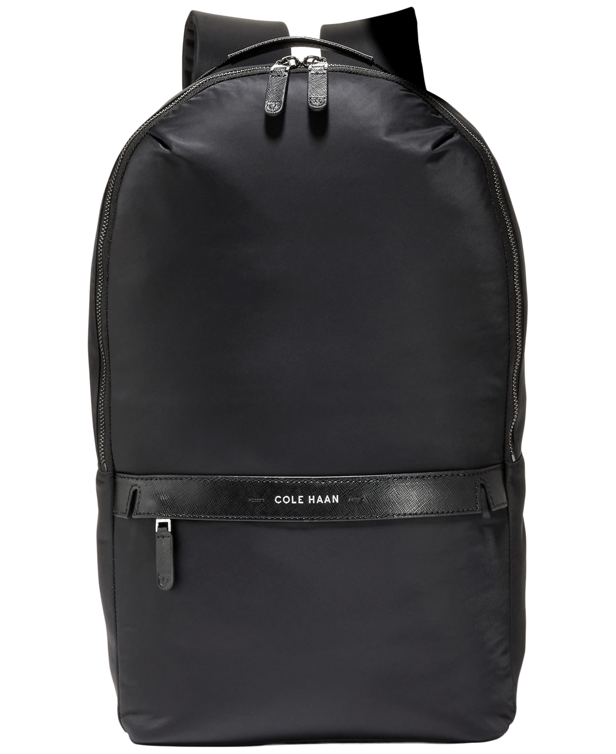 Cole Haan Men's Carson Leather-Trim Laptop Travel Backpack - Black