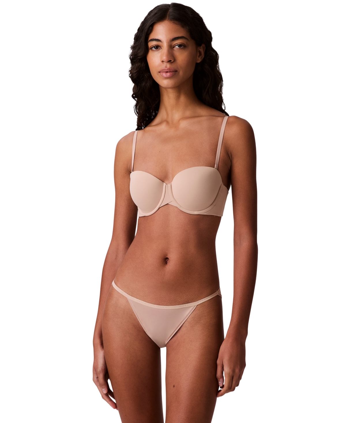 Calvin Klein Women's Perfectly Fit Lightly Lined Strapless Bra in Cedar | Size: 38D | HerRoom.com
