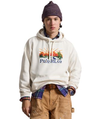 Men's Relaxed-Fit Fleece Graphic Hoodie