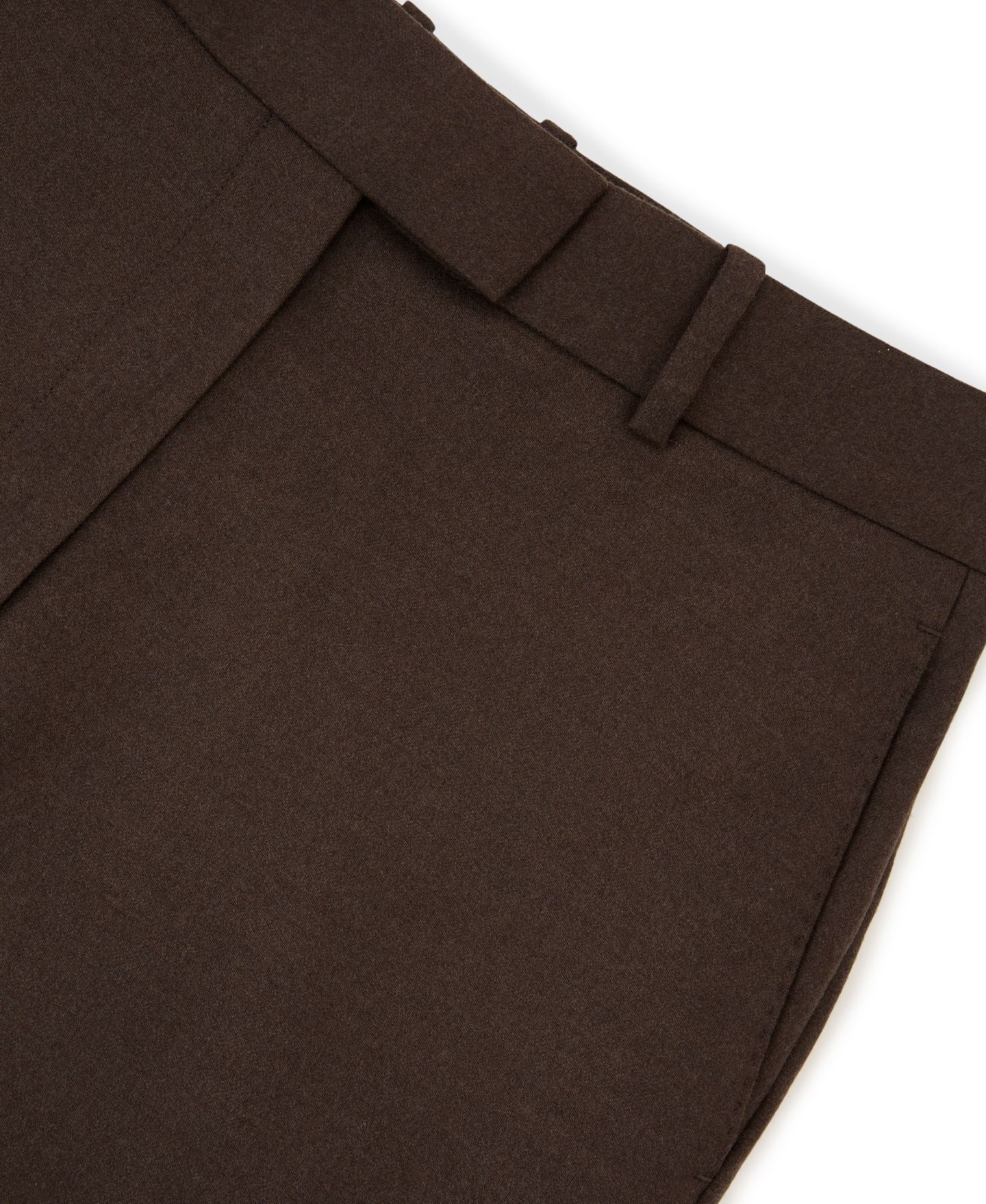 Женские брюки REISS Petite Derby Mid-Rise Straight-Leg Dress Pants, цвет: Мокко коричневый — фото 4