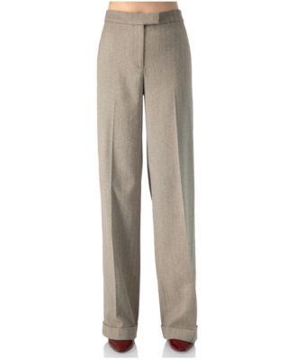 Women's Pleated Wide-Leg Pants