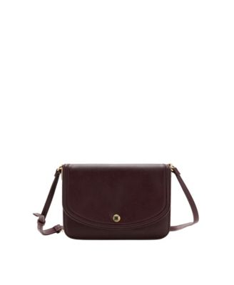 Women's Square Adjustable Faux Leather Crossbody Bag