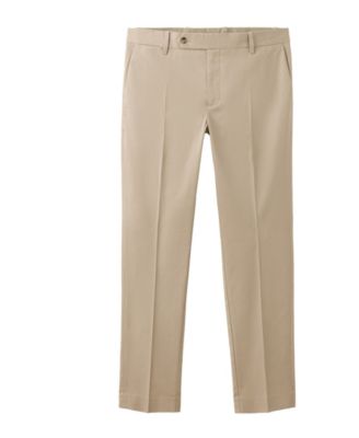 Men's Dublino Slim-Fit Flat-Front Dress Pants