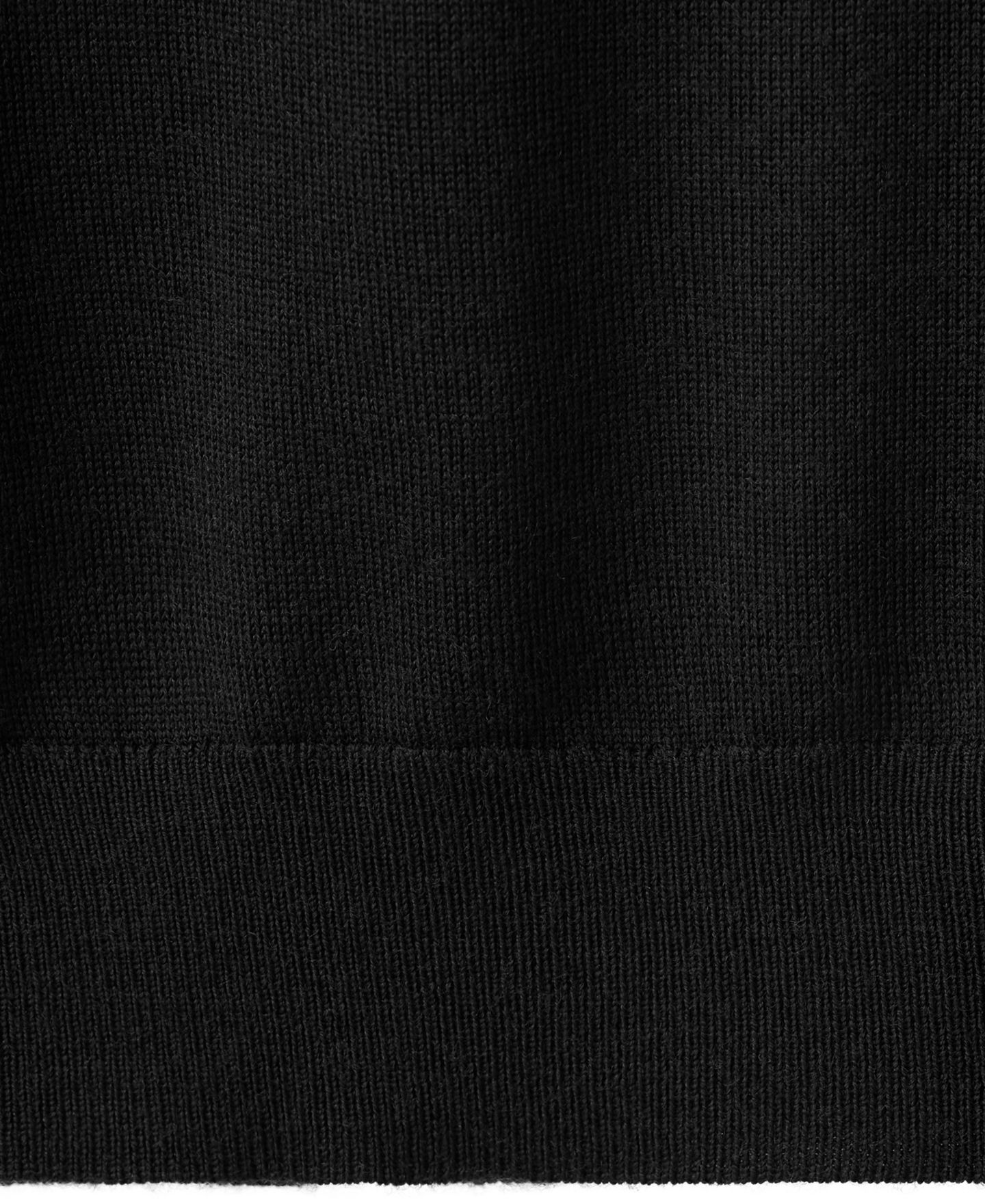 Мужской свитер Mango Willyp Quarter-Zip Mock Neck Wool, цвет: Чёрный — фото 7