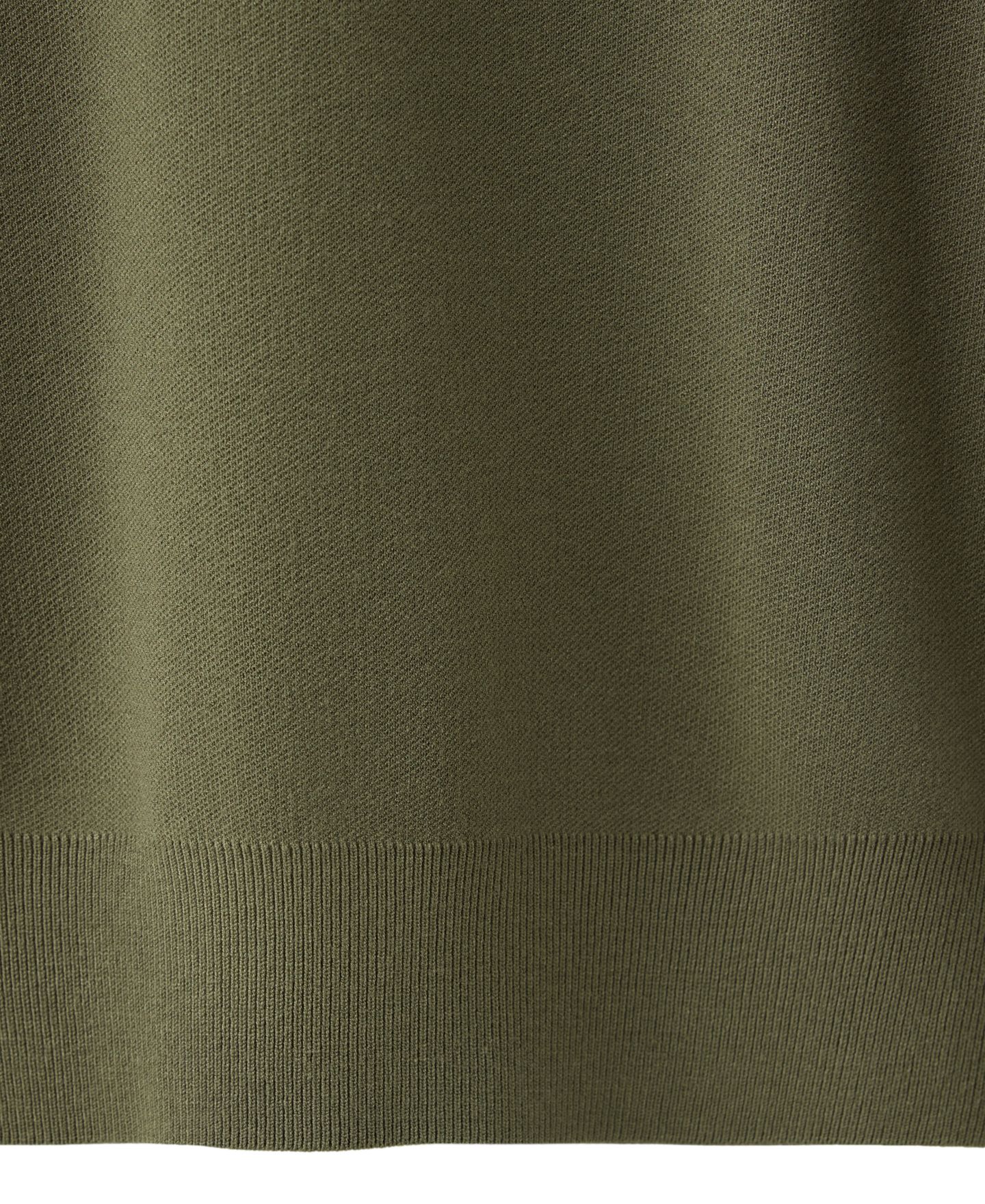 Мужской свитер Mango Luxus Slim-Fit Long-Sleeve Crewneck, цвет: Хаки — фото 8