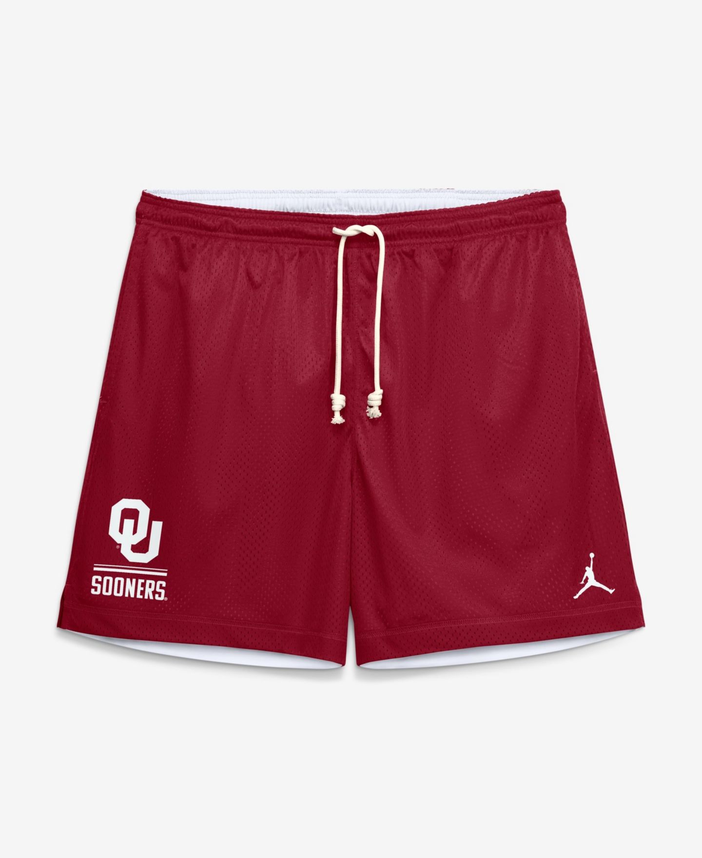 Мужские шорты Jordan Crimson/White Oklahoma Sooners Courtside Reversible Dri-FIT — фото 3