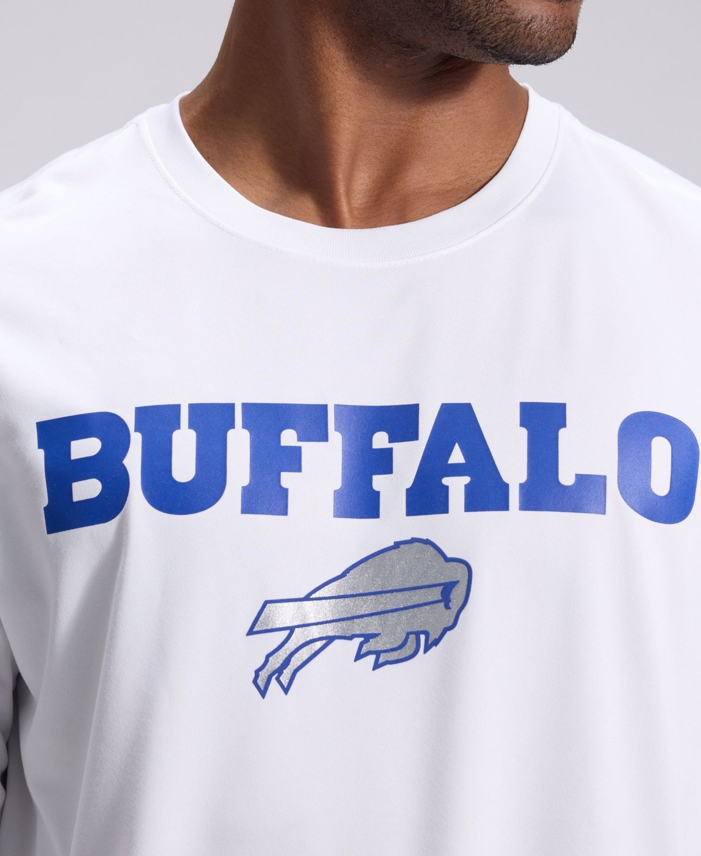 Мужская футболка Nike White Buffalo Bills Rivalries Collection Sideline Legend Long-Sleeve — фото 8