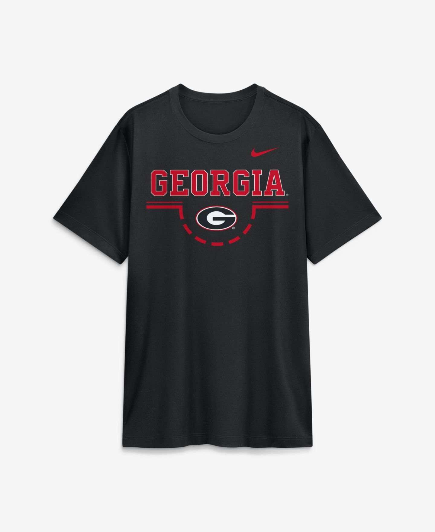 Мужская футболка Nike Black Georgia Bulldogs Courtside Legend — фото 1