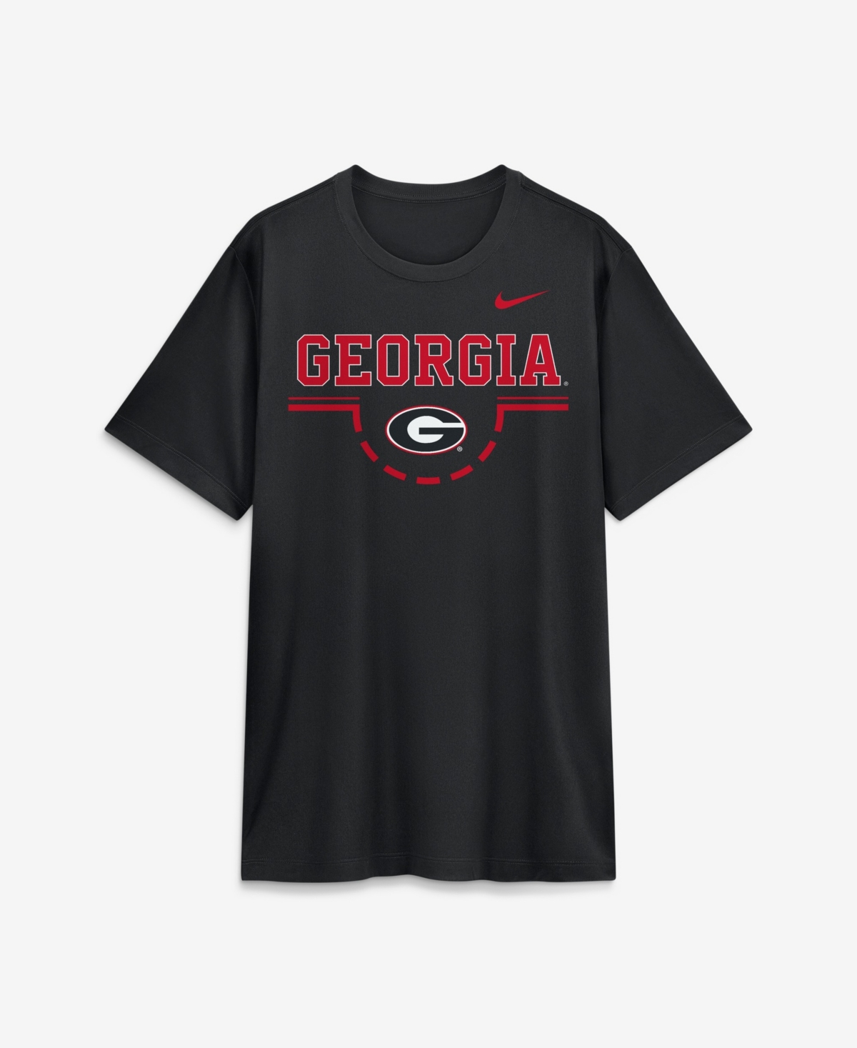 Nike Men's Black Georgia Bulldogs Courtside Legend T-Shirt - Black
