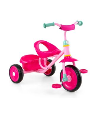 Toddler Tricycle with Removable Rear Basket and Three-Wheel Design, 55 lbs Capacity, Ages 2-5