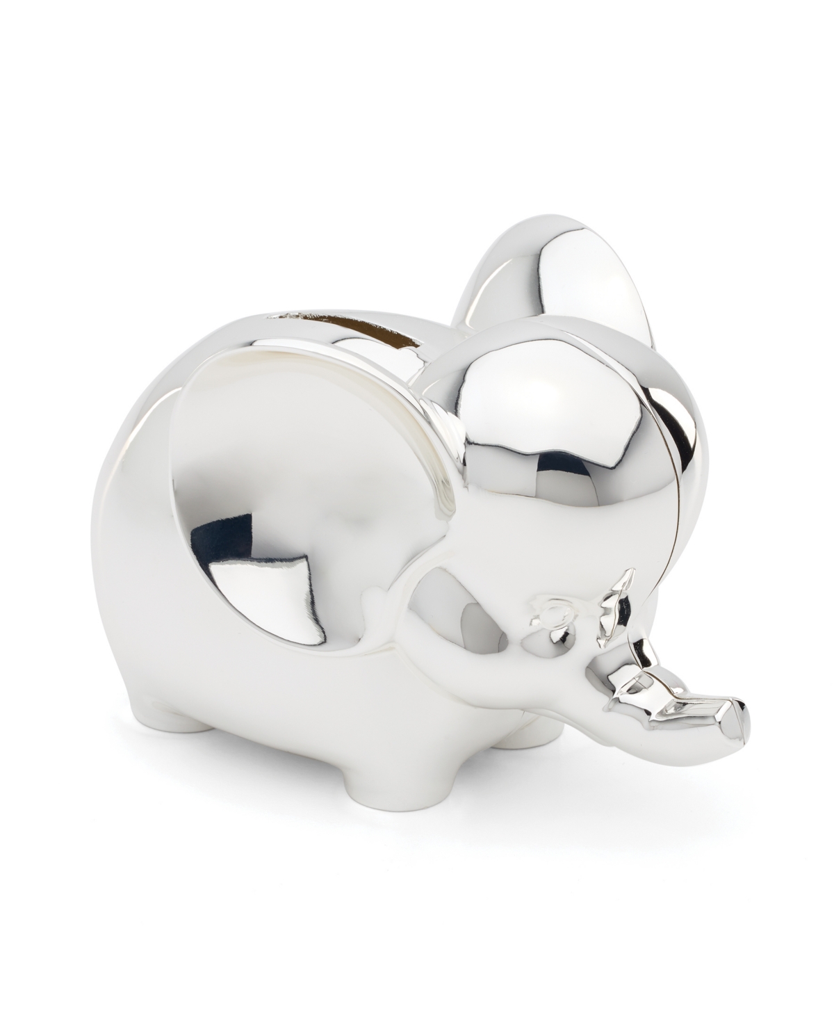 Reed & Barton Elephant Coin Bank, 4.75" - Silver
