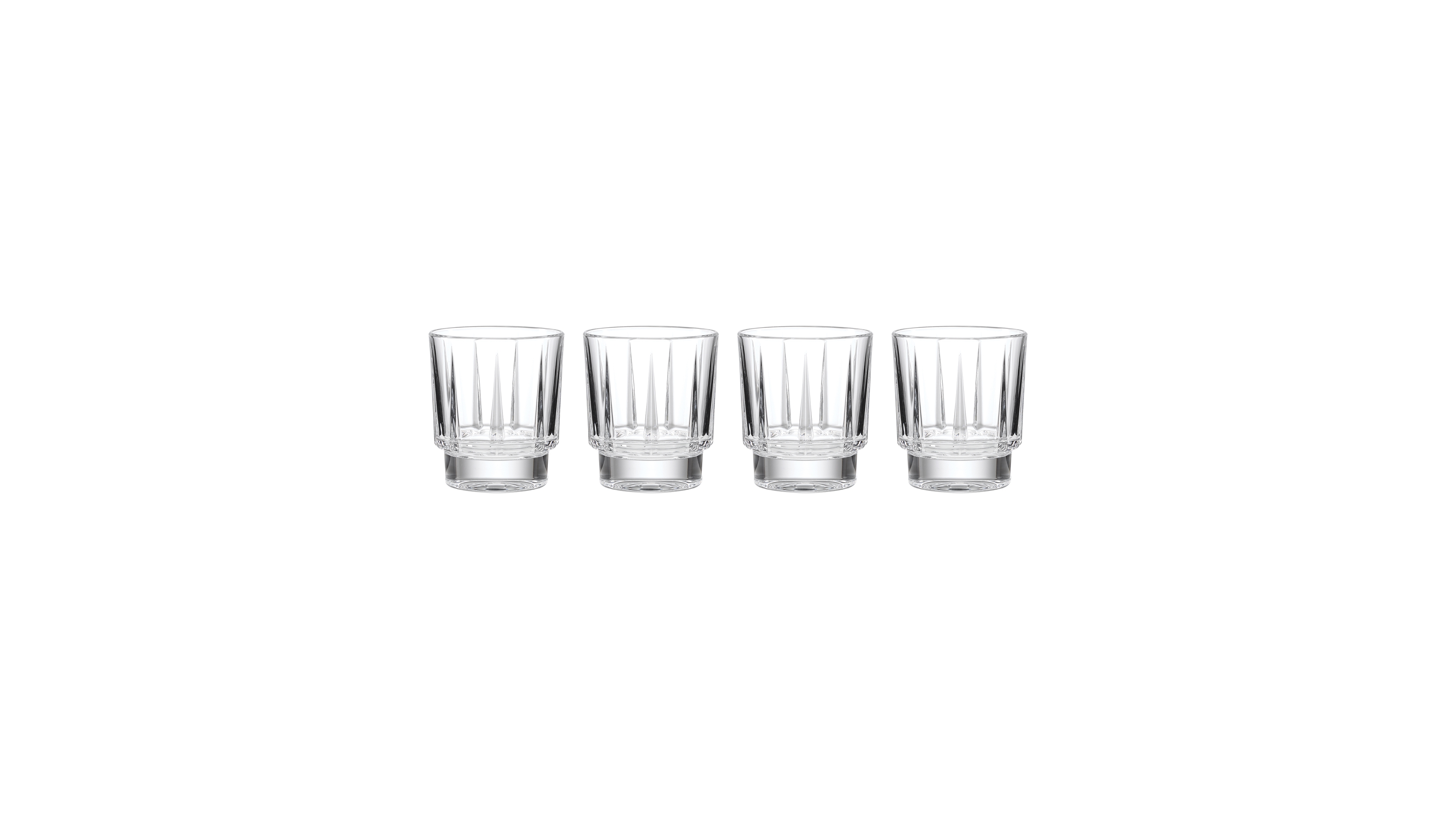 Reed & Barton Estate Double Old-Fashioned Glasses, 4-Piece Set