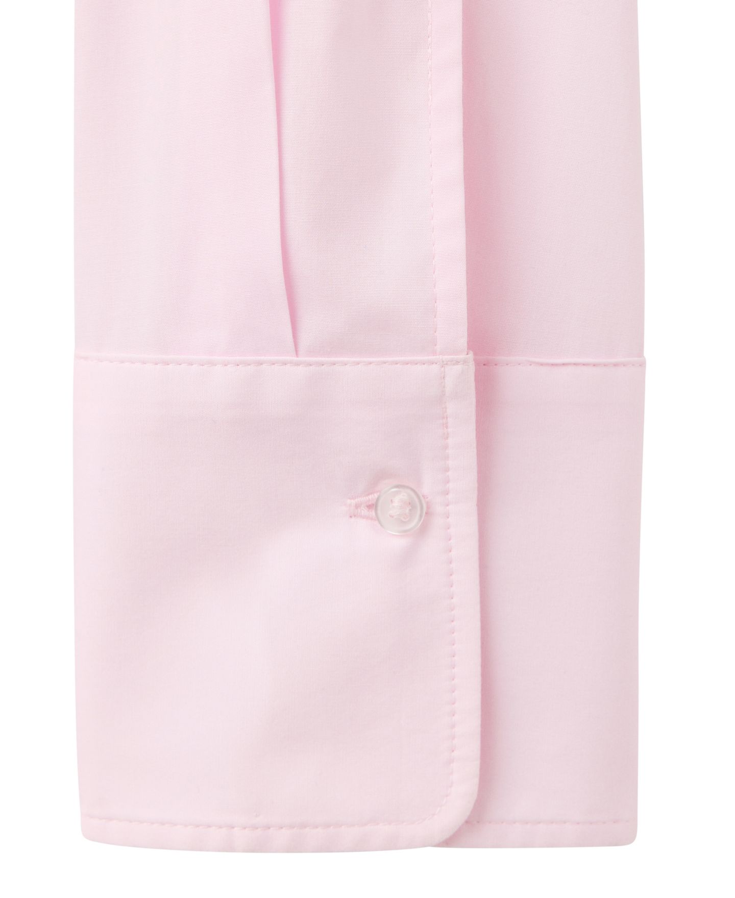 Женская рубашка Mango Sofia Slim-Fit Button-Up Long-Sleeve, цвет: Светлый розовый — фото 6