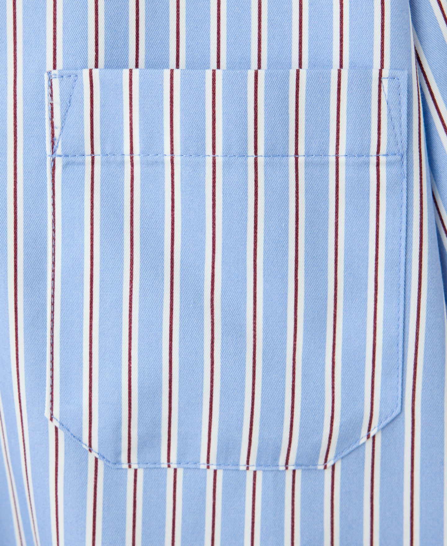 Женская рубашка Mango Fontana Striped Collared Long-Sleeve, цвет: Коричневый — фото 6