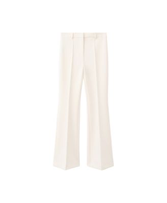 Women's Seams Flared Slim-Fit Pants