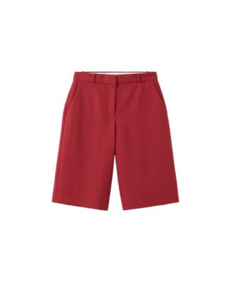 Women's Mid-Rise Straight Bermuda Shorts, 14" Inseam