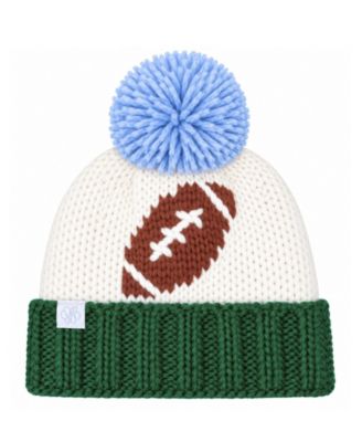 Baby Football Chunky-Knit Pom Pom Beanie