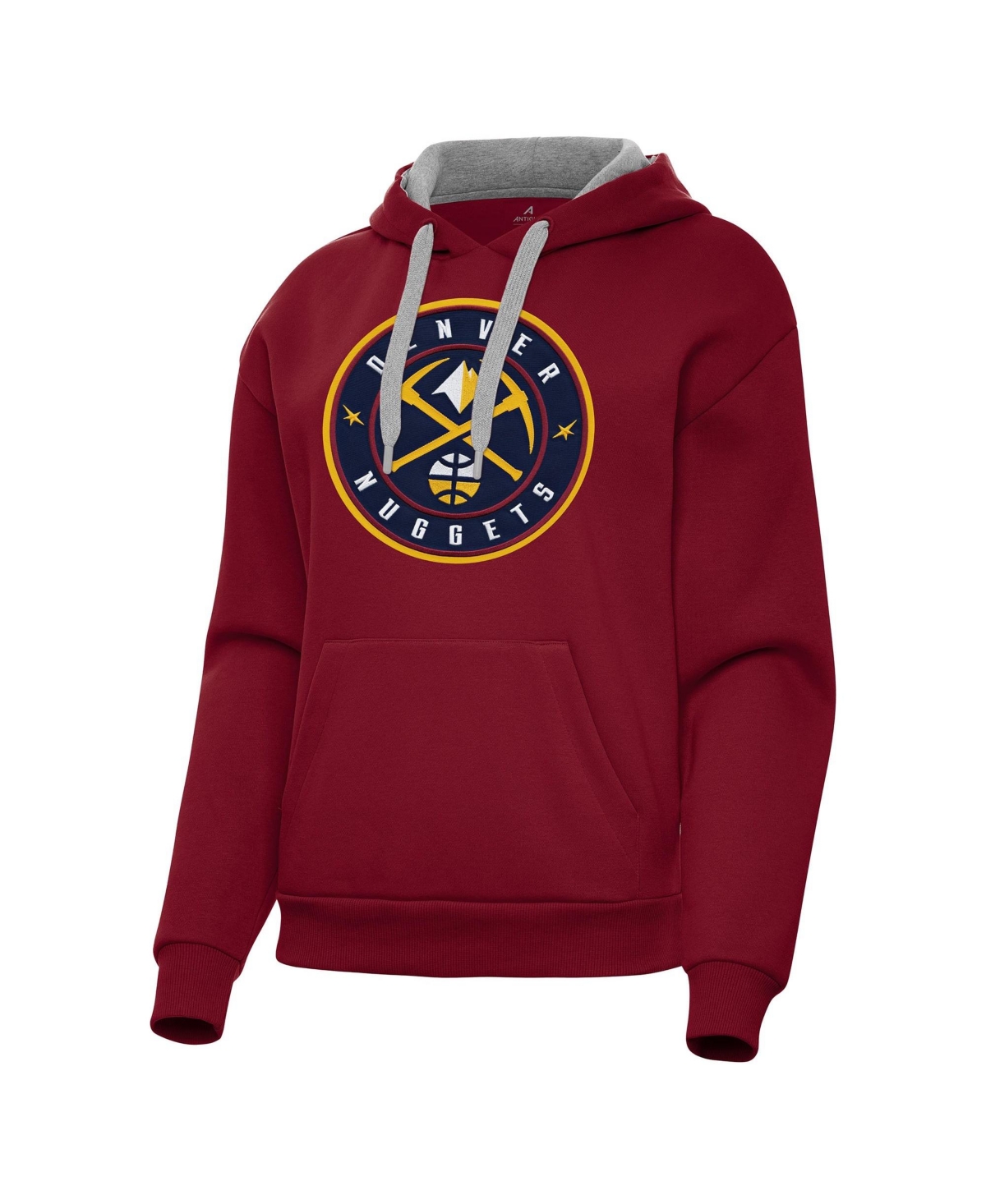 Antigua Women's Red Denver Nuggets Victory Pullover Hoodie - Red