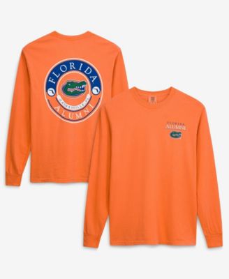 Men's Orange Florida Gators Circle Seal Alumni Long-Sleeve T-Shirt