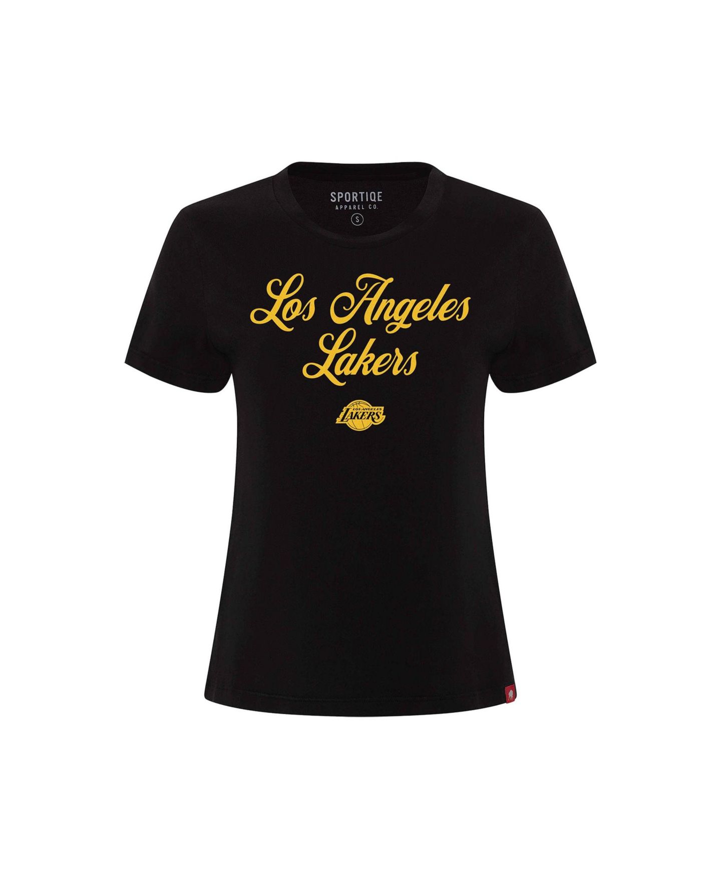 Женская футболка Sportiqe Black Los Angeles Lakers Arcadia — фото 2