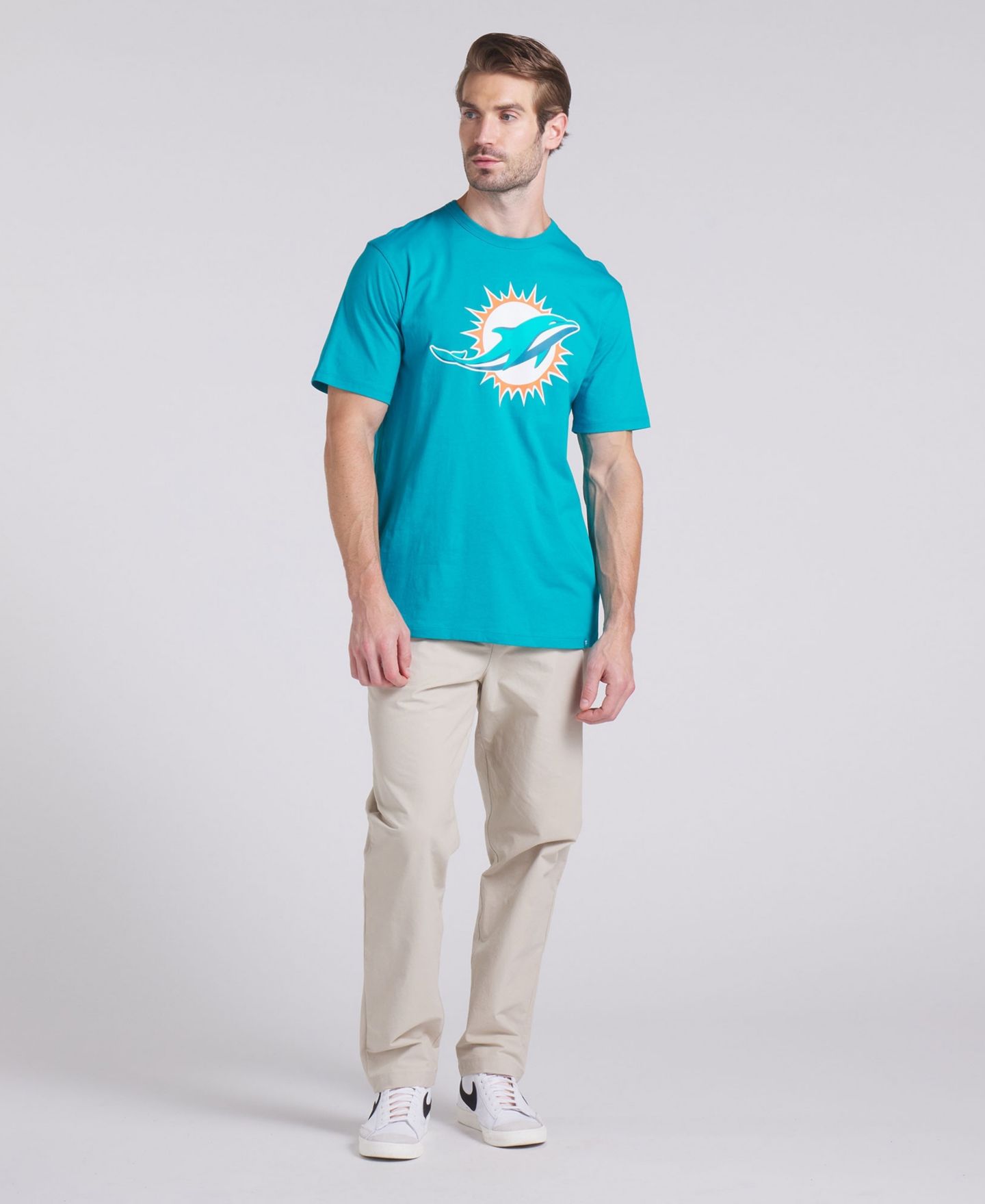 Мужская футболка Fanatics Aqua Miami Dolphins Field Goal Legacy — фото 5