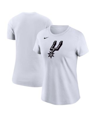 Women's White San Antonio Spurs Logo Core T-Shirt