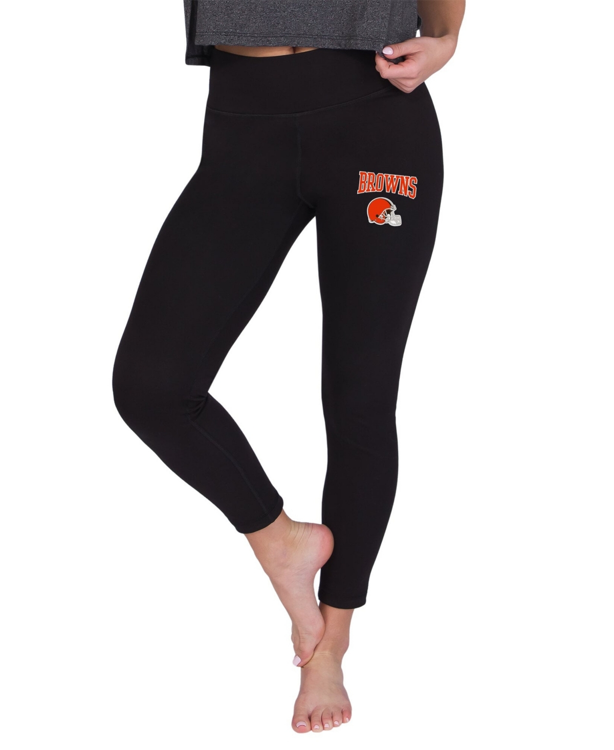 Concepts Sport Women's Black Cleveland Browns Sentry Knit Leggings - Black