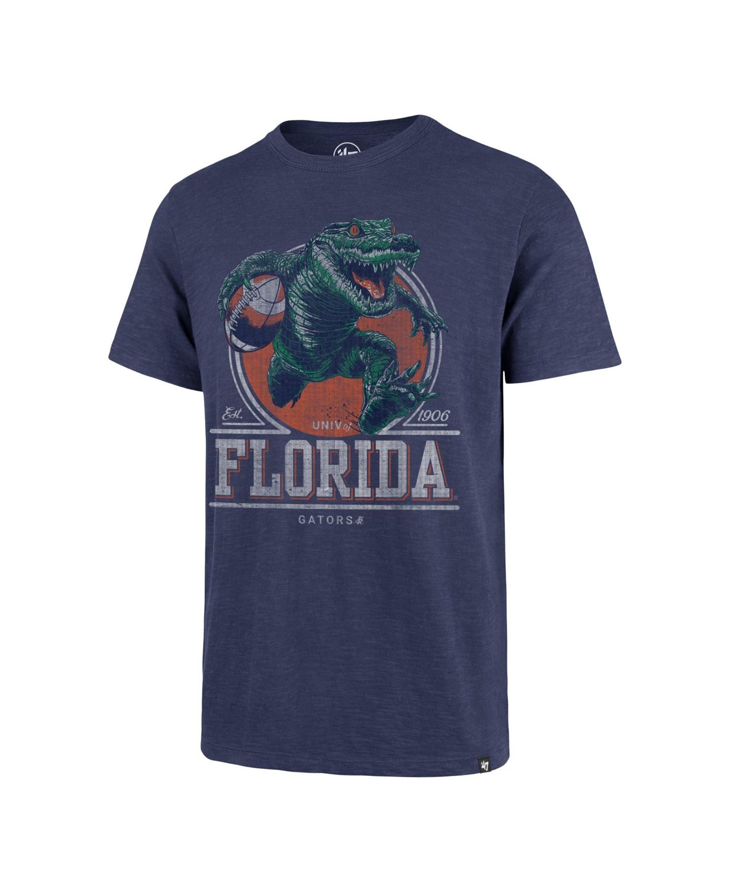 Мужская футболка '47 Brand Royal Florida Gators Emblem Mark Scrum — фото 2